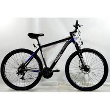 Juego dirección integrado 1 1/8 • ahead/stem de aluminio 31.8 mm • ruedas reforzadas doble pared aluminio. Bicicleta Mountain Bike Rodado 29 Fire Bird Negro Azul Tamano 18