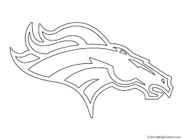 Click the denver broncos logo coloring pages to view printable version or color it online (compatible with ipad and android tablets). Broncos Coloring Page Central