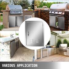 access door for outdoor kitchen bbq