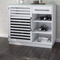 Store glasses, corking tools, even books on family room set of furniture intended to kitchen which can be used as a mini bar and liquor cabinet. Bar Cabinet With Fridge Wayfair