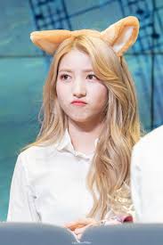 She is the leader and rapper of gfriend, which is under source music. Pouty Sowon Gfriend