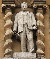 Cecil rhodes and colonel napier, matabele/mashona rebellion 1896/97. Cecil Rhodes Won T Fall Bosses Of Oxford S Oriel College Reject Calls To Tear Him Down Daily Mail Online