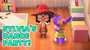 Sylvia's Dance Party! | Animal Crossing New Horizons - YouTube