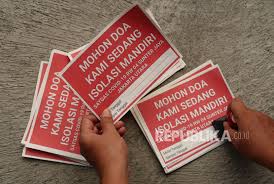 Maybe you would like to learn more about one of these? Rumah Warga Sunter Yang Isoman Dipasangi Stiker Republika Online