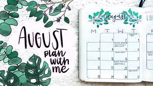 They are fantastic for inspiring you to achieve great things. Plan With Me August Bullet Journal Setup Youtube