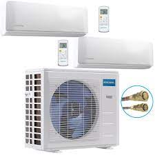 Do it yourself series by mr. Mrcool Diy Multi Zone 18k Btu 2 Zone Ductless Mini Split Air Conditioner 9k 9k Diym227hpw00b Ingrams Water Air