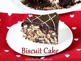 In mixing bowl, mix together melted butter and milk. Biscuit Cake Recipe Chocolate Biscuit Cake Swasthi S Recipes