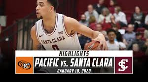 Official instagram of santa clara university men's basketball. Pacific Vs Santa Clara Basketball Highlights 2019 20 Stadium Youtube