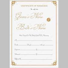 Blank Marriage Certificate Template 6 Professional Templates Marriage Certificate Certificate Templates Marriage