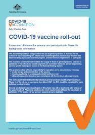 For the best protection, it is important to get 2 doses of the vaccine. Covid 19 Vaccine Rollout Expression Of Interest For Primary Care Participation In Phase 1b Australian Government Department Of Health