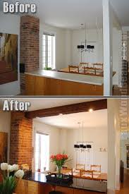 Faux wood beams in kitchen. Lighting Added To A Faux Wood Beam In The Kitchen Simplekitchendesignsphotogallery Falsche Holzbalken Kunstliche Balken Umbau Kleiner Kuche