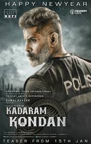 Vikyath vr produced the film. Chiyaan Vikram Starrer Kadaram Kondan Second Look Poster Social News Xyz In 2021 Bollywood Action Movies Full Movies Online Free Hindi Movies Online Free