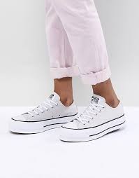Boutique converse ci, abidjan, côte d'ivoire. Converse Chuck Taylor All Star Graue Plateau Sneaker Asos