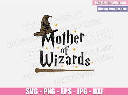 Download Mother Of Wizards Harry Potter Svg Dxf Png Sorting Hat Magic Cut File