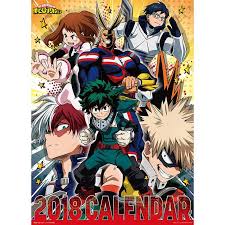 Zerochan has 79 calendar 2019 anime images, and many more in its gallery. My Hero Academia 2018 Calendar Tokyo Otaku Mode