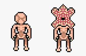 Stranger Things Demogorgon Pixel Free Transparent Clipart Clipartkey Eleven sticker paper stranger things, season 2 demogorgon. stranger things demogorgon pixel free
