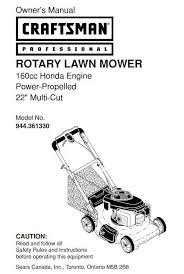 944.609040 lawn mower pdf manual download. Craftsman Lawn Mower Parts Manual 944 361330