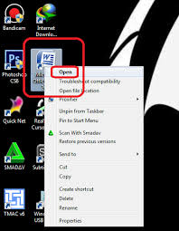 Word dapat menggunakan perintah shortcut, yaitu a. Cara Membuka Microsoft Word Dengan Cepat Dan Mudah Rekreartive