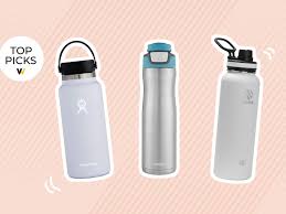 It is metal and heavy and looks like a missile, and it does not have an easy means for toting it. The 9 Best Stainless Steel Water Bottles According To A Dietitian