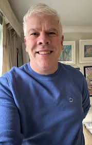 Leeds United's very own, Bryn Law… looking glorious in his '7:19pm'  sweater. 🔵⚪️🟡  https://719pmclothing.bigcartel.com/product/lufc-7-19pm-clock-logo-1919-heather-indigo