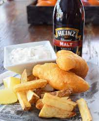 Beer Battered Fish And Chips Mini Pie Kitchen Recipe Beer Battered Fish Fish Recipes Battered Fish