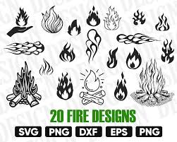 Black And White Flames Vector Flame Svg Fire Svg Flame Clipart Fire Vector Flame Vector Etsy In 2020 Clip Art Fire Vector Silhouette Cameo Crafts