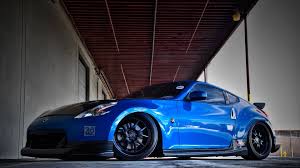 Blue Custom Nissan 370z Ground Level Photo Wide Hd Wallpaper Wpwide Nissan 370z Nissan Nissan Z