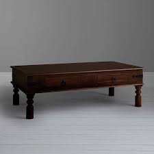 Coffee table brown 100x55x46 cm solid mahogany wood add a touch of elegance with our stylish coffee table! John Lewis Partners Maharani 4 Drawer Coffee Table 4 Drawer Coffee Table Coffee Table Table