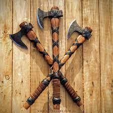 Vikings used axes it to build ships, houses, carts and other objects as well as used them in a battle. Noric Steel Hand Forged Viking Axe Free Delivery Use Coupon Freeship Vc Traders