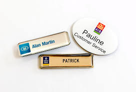 Executive Name Badges Have All Text And Logos Digitally Printed Directly Onto The Surface Of The Badges In One Pass And Then Laminated For Protection Simoney B