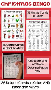 Traditional Bingo Cards To Print This Christmas Bingo Game For Kids Is Printable And Features 36 Unique Bingo Cards That You Christmas Bingo Christmas Bingo Game Christmas Party Games For Kids