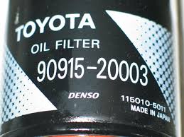 Toyota Oil Filter Cross Reference Chart Best Picture Of