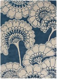 Gift wrap, labels, stickers & more. Rug Florence Broadhurst Japanese Floral Midnight 039708