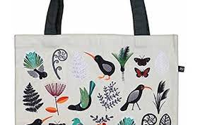 Native New Zealand Tote Bag Silverfernz Com Native New Zealand Looks At New Zealand S Native Birds And Flora Creatin Plastic Shopping Bags Tote Bag Bags