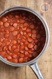 So the franks 'n' beans and various other manifestations (added to mac 'n' cheese, on pizza, et al.) are ubiquitous in family meals. Beer Franks Baked Beans Busy In Brooklyn