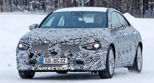 2020 Mercedes Cla Prototype Already Showing Amg Gt Concept Lines Carscoops Mercedes Mercedes Benz Benz