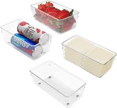 Target.com has been visited by 1m+ users in the past month Amazon Com Kurtzy Kitchen Fridge Cupboard Storage Trays 4 Pack 20cm 7 87 Inches Overall Length Clear Plastic Refrigerator Bins Bathroom Pantry Drawer Freezer And Home Storage Organizer Containers