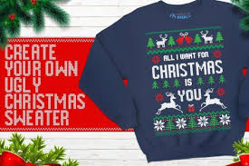 Christmas ugly sweater, knit letters and folk sweaters xmas text template vector illustration set. Pin On Mockups Design Template