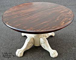 Victoria S Vintage Designs Vintage Oak Claw Foot Round Dining Table Clawfoot Diy Dining Oak Dining Table