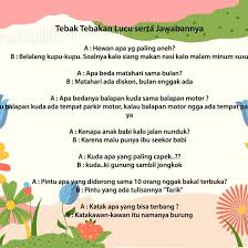 Bab.la tidak bertanggung jawab atas isinya. Koleksi Teka Teki Lucu Dan Jawabanya Yang Super Kocak