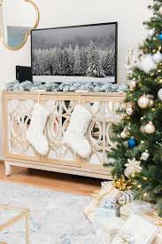 Christmas Home Decor Ideas Holidays Absolutely Annie In 2020 Target Christmas Decor Tv Stand Christmas Decor Christmas Home