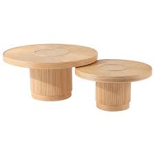 Current price $226.99 $ 226. Wooden And Pencil Reed Rattan Round Coffee Tables Set For Sale At 1stdibs