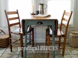 Driness grey drop leaf table. Farmhouse Drop Leaf Table Updated Prodigal Pieces