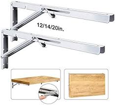 Buy wall mounted shelf bracket, 2 pcs 90 degree l shaped brackets stainless steel metal support joint angle bracket shelf heavy duty corner brace shelf bracket（155x250mm） at desertcart. Amazon Com Folding Shelf Brackets Stainless Steel Fold Down Table Brackets 2 Pcs Floating S Folding Shelf Bracket Folding Shelf Shelf Brackets Stainless Steel