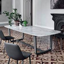 bonaldo medley table de design en marbre de calacatta faite en italie table salle a manger table marbre dispositions de salon