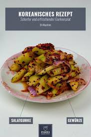 Oi Muchim Koreanischer Gurkensalat Rezept Japanische Koreanische Rezepte Rezept Koreanische Rezepte Asiatische Rezepte Rezepte