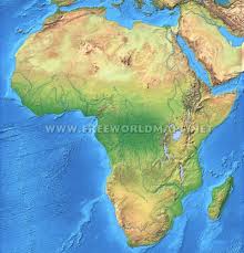 Through it the vast percentage of europe's energy needs are transported from the middle east oil fields. Africa Physical Map Freeworldmaps Net