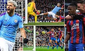 Manchester city, etihad stadı'nda konuk ettiği crystal palace'a karşı 26. Manchester City 2 2 Crystal Palace Fernandinho Scores Last Minute Own Goal Daily Mail Online