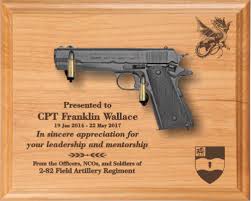 military retirement gift pistols