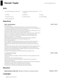 Java Developer Resume Samples All Experience Levels Resume Com Resume Com